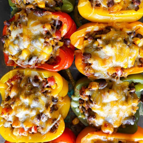 Taco Beef Stuffed Peppers