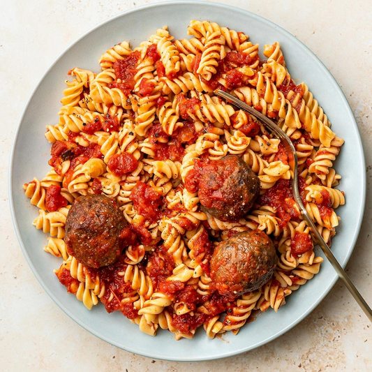 Napoli Rotini with Beef Meatballs
