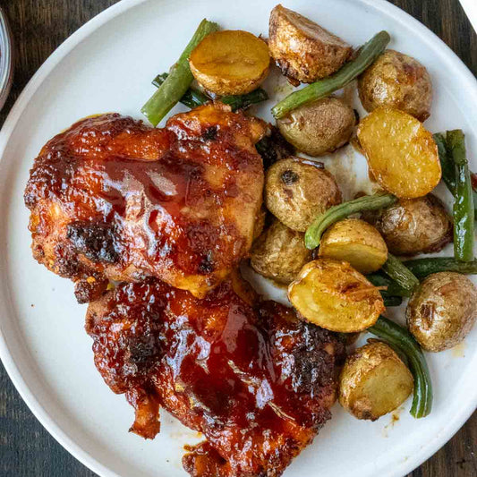 Slow-Roasted BBQ Chicken